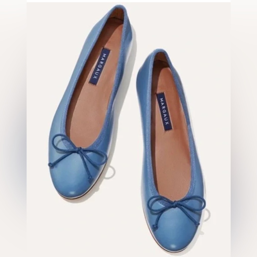 Margaux The Demi Ballet Flats in Cerulean Blue
